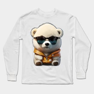 Polar bear with Sunglasses Long Sleeve T-Shirt